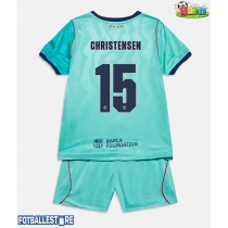 Barcelona Andreas Christensen #15 Tredjedraktsett Barn 2026-27 Kortermet (+ Korte bukser)